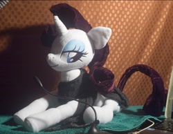 Size: 1762x1364 | Tagged: safe, artist:oblitor, rarity, bedroom eyes, irl, photo, plushie