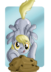 Size: 2472x3484 | Tagged: safe, artist:gatitonyaa, derpy hooves, pegasus, pony, female, mare