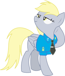 Size: 2000x2311 | Tagged: safe, artist:thecarbonmaestro, derpy hooves, pegasus, pony, clothes, female, mare, pose, simple background, suit, transparent background, vector