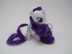 Size: 4320x3240 | Tagged: safe, artist:tiellanicole, rarity, pony, brushable, custom, filly, irl, photo, solo, toy