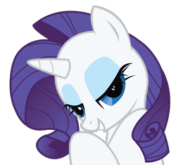 Size: 3188x3000 | Tagged: safe, artist:bigccv, rarity, pony, unicorn, bedroom eyes, simple background, transparent background, vector