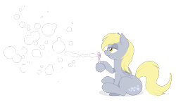 Size: 1200x700 | Tagged: safe, artist:jennk777, artist:joey darkmeat, derpy hooves, pegasus, pony, bubble, female, mare, simple background, solo, transparent background, vector