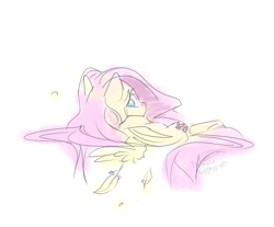 Size: 1000x826 | Tagged: safe, artist:th351, fluttershy, pegasus, pony, crying, female, mare, solo