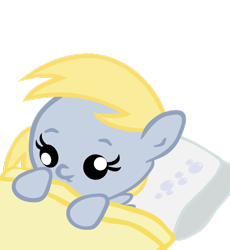 Size: 900x977 | Tagged: safe, artist:jrk08004, derpy hooves, pony, baby, baby pony, bed, cute, daaaaaaaaaaaw, foal, simple background, smiling, solo, transparent background, vector