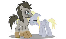 Size: 900x534 | Tagged: safe, artist:chriss88, derpy hooves, doctor whooves, pegasus, pony, crying, discord whooves, female, mare