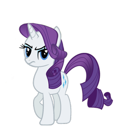 Size: 700x767 | Tagged: safe, artist:kuren247, rarity, pony, unicorn, annoyed, simple background, transparent background, vector