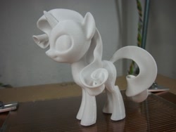 Size: 1600x1200 | Tagged: safe, rarity, pony, unicorn, 3d, 3d print, female, horn, mare, photo, solo