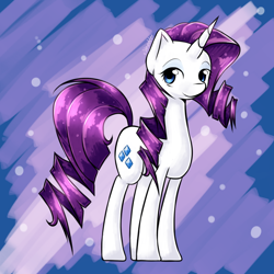 Size: 800x800 | Tagged: safe, artist:eshredder, rarity, pony, unicorn, female, mare, solo