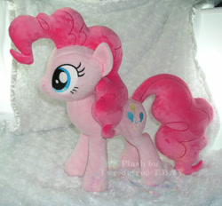 Size: 900x835 | Tagged: safe, artist:hystree, pinkie pie, pony, irl, photo, plushie, solo