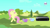 Size: 640x360 | Tagged: safe, edit, edited screencap, screencap, fluttershy, pegasus, pony, sheep, the crystal empire, spoiler:s03, bipedal, ewe, eyes closed, hub logo, hubble, prancing, pun, the ballad of the crystal empire, tiny ewes, wii u