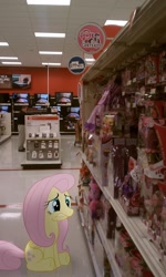 Size: 1952x3264 | Tagged: safe, artist:afroninja617, fluttershy, pony, brushable, irl, photo, ponies in real life, target (store), toy, vector