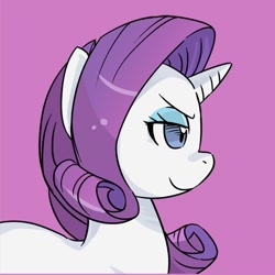 Size: 500x500 | Tagged: safe, artist:shepherd0821, rarity, pony, unicorn, female, horn, mare, white coat