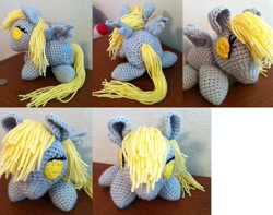 Size: 800x629 | Tagged: safe, artist:theunknownsoul, derpy hooves, pony, amigurumi, crochet, irl, photo, plushie, solo