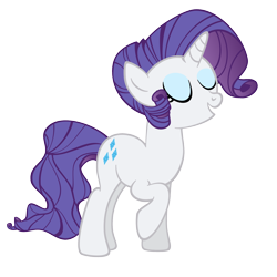 Size: 2048x2048 | Tagged: safe, artist:thecoalition, artist:thecoltalition, rarity, pony, unicorn, alternate hairstyle, simple background, solo, transparent background, vector