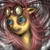 Size: 666x666 | Tagged: safe, artist:klalaskaxd, fluttershy, pegasus, pony, crying, goggles, uncanny valley