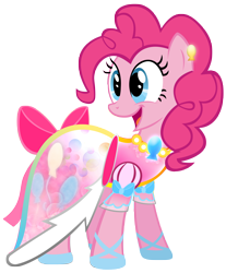 Size: 5700x6888 | Tagged: safe, artist:kibbiethegreat, pinkie pie, earth pony, pony, absurd resolution, clothes, dress, simple background, transparent background, vector