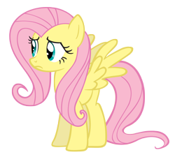 Size: 5000x4495 | Tagged: safe, artist:linksfanponies, fluttershy, pegasus, pony, absurd resolution, simple background, transparent background, vector