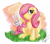 Size: 3979x3509 | Tagged: safe, artist:rariedash, angel bunny, fluttershy, pegasus, pony, female, high res, mare