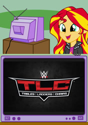 Size: 564x800 | Tagged: safe, sunset shimmer, exploitable meme, meme, obligatory pony, tv meme, wwe, wwe tlc (2014)