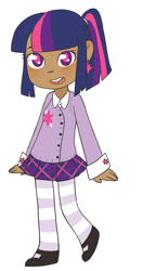 Size: 1000x1887 | Tagged: safe, artist:jadeyarts, derpibooru import, twilight sparkle, human, female, humanized, multicolored hair