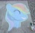 Size: 1928x1868 | Tagged: safe, artist:malte279, derpibooru import, rainbow dash, pegasus, pony, 2017, chalk drawing, galacon, galacon 2017, solo, traditional art, tribute to ashleigh ball