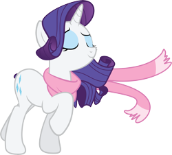 Size: 11740x10597 | Tagged: safe, artist:quanno3, rarity, pony, unicorn, .svg available, absurd resolution, clothes, scarf, simple background, solo, transparent background, vector