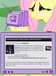 Size: 1126x1542 | Tagged: safe, fluttershy, pegasus, pony, exploitable meme, meme, transformers, transformers prime, tv meme