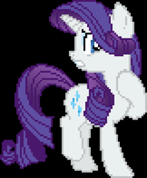 Size: 405x490 | Tagged: safe, artist:coltboy, rarity, pony, unicorn, female, horn, mare, sprite, white coat