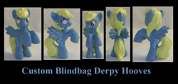 Size: 1513x717 | Tagged: safe, artist:gryphyn-bloodheart, derpy hooves, pony, custom, irl, photo, solo, toy