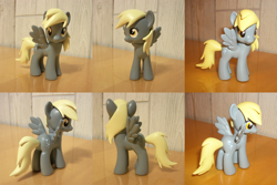 Size: 1500x1000 | Tagged: safe, artist:prettykitty, derpy hooves, pony, brushable, custom, irl, photo, solo, toy