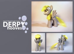 Size: 1424x1050 | Tagged: safe, artist:narxinba222, derpy hooves, pony, brushable, custom, irl, photo, solo, toy