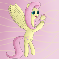 Size: 2500x2500 | Tagged: safe, artist:vareoth, fluttershy, pegasus, pony, blob, female, high res, mare