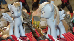 Size: 732x411 | Tagged: safe, artist:lonewolf3878, derpy hooves, pony, brushable, custom, irl, photo, toy