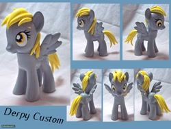 Size: 1024x768 | Tagged: safe, artist:electricmayhem8416, derpy hooves, pony, brushable, custom, irl, photo, solo, toy