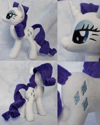 Size: 2000x2494 | Tagged: safe, artist:adamlhumphreys, rarity, irl, photo, plushie, solo