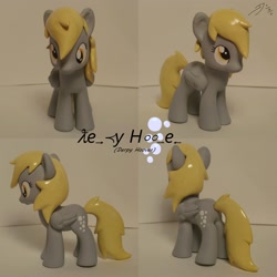 Size: 2400x2400 | Tagged: safe, artist:shearx, derpy hooves, pony, brushable, custom, irl, photo, solo, toy