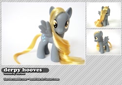 Size: 800x558 | Tagged: safe, artist:tinrobo, derpy hooves, pony, brushable, custom, irl, photo, solo, toy