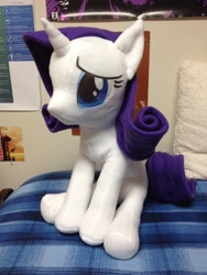 Size: 768x1024 | Tagged: safe, artist:lumenglace, rarity, pony, crying, irl, photo, plushie, solo