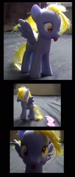 Size: 808x1896 | Tagged: safe, artist:robinf, derpy hooves, pony, brushable, custom, irl, photo, solo, toy