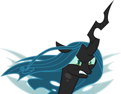 Size: 5000x3901 | Tagged: safe, artist:dashiesparkle, queen chrysalis, changeling, changeling queen, to where and back again, .svg available, absurd resolution, angry, former queen chrysalis, simple background, solo, transparent background, vector, villainous breakdown