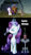 Size: 500x855 | Tagged: safe, artist:metalpandora, edit, edited screencap, screencap, rarity, spot, diamond dog, pony, unicorn, a dog and pony show, cart, drinking, gem, glass, harness, pun, tack, visual pun, whining, wine, wine bottle, wine glass