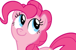 Size: 1420x949 | Tagged: safe, artist:randomtmcr, pinkie pie, earth pony, pony, oh you, simple background, solo, transparent background, vector