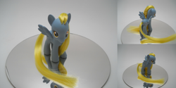 Size: 2400x1200 | Tagged: safe, artist:tiellanicole, derpy hooves, pony, brushable, custom, irl, photo, solo, toy