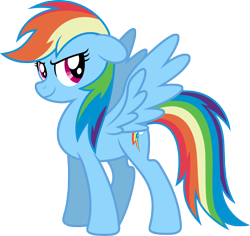 Size: 7000x6597 | Tagged: safe, artist:luckreza8, derpibooru import, rainbow dash, pegasus, pony, my little pony: the movie, .svg available, absurd resolution, female, mare, multicolored hair, simple background, smiling, solo, transparent background, vector