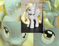 Size: 1024x805 | Tagged: safe, artist:demonicfruitloop, derpy hooves, pony, brushable, custom, irl, photo, solo, toy