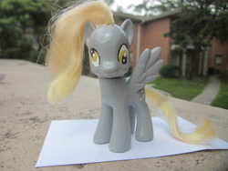 Size: 4000x3000 | Tagged: safe, artist:camilove, derpy hooves, pony, brushable, custom, irl, photo, solo, toy