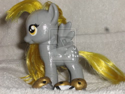 Size: 900x675 | Tagged: safe, artist:djpon33, derpy hooves, pony, brushable, custom, irl, photo, solo, toy