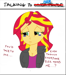 Size: 374x426 | Tagged: safe, sunset shimmer, equestria girls, doing loving things, meme, solo