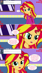 Size: 1280x2171 | Tagged: safe, artist:hakunohamikage, sunset shimmer, equestria girls, clothes, comic, pajamas, sunxiejournal, tumblr