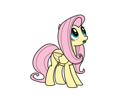 Size: 1600x1200 | Tagged: safe, artist:datbrass, fluttershy, pegasus, pony, simple background, transparent background, vector